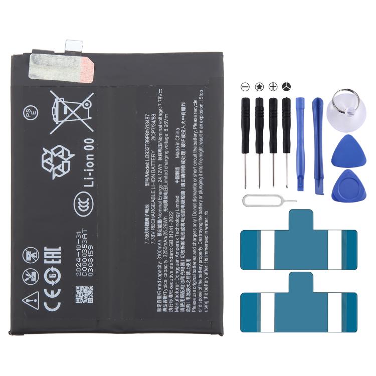 Per ZTE Nubia Red Magic 9 Pro Li3932T89P8h613487 3250mAh Batteria sostitutiva, For ZTE Nubia Red Magic 9 Pro Per ZTE Nubia Red Magic 9 Pro Li3932T89P8h613487 3250mAh Batteria sostitutiva, For ZTE Nubia Red Magic 9 Pro